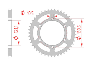 KIT STEEL CAGIVA 650 RAPTOR 01-06 Reinforced Xs-ring