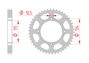 KIT STEEL CAGIVA 750 ELEFANT 1987-1989