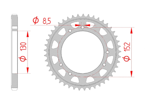 KIT STEEL CAGIVA 900 IE CANYON 98-00 Hyper Reinforced Xs-ring