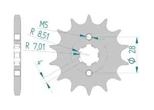 KIT STEEL DERBI 125 MULHACEN RB 2008-2009 Reinforced Xs-ring