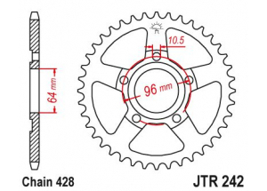 Rear sprocket Esjot