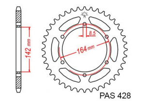 Rear sprocket Esjot