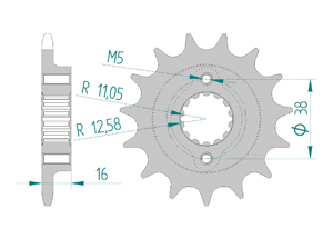 KIT STEEL DUCATI 600 MONSTER 95-97 Reinforced Xs-ring