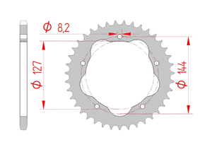 KIT STEEL DUC 748 STRADA-SP 95-98 FOR PCD1 Hyper Reinforced Xs-ring