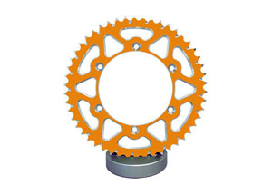 Rear sprocket Alu TT Esjot Orange