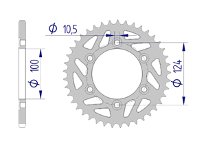 KIT ALU DUCATI MONSTER 695 2006-2008 Hyper Reinforced Xs-ring