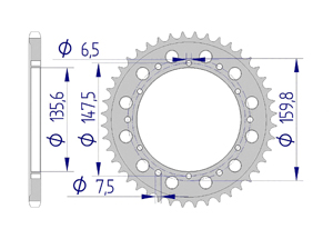 KIT ALU FANTIC 240 TRIAL TX450 Reinforced