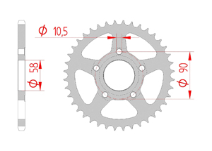 KIT STEEL GILERA 125 FREE STYLE Standard Xs-ring