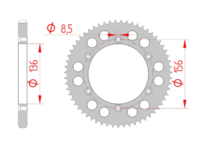 KIT STEEL HUSQVARNA SM 125 4T 2011-2012 Reinforced Xs-ring