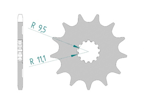 KIT STEEL HVA 250 TXC 2011-2012 Standard Xs-ring