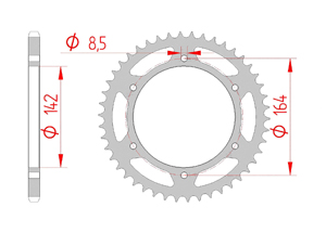 KIT STEEL HYOSUNG 250 GT COMET 2004-2012 Reinforced Xs-ring