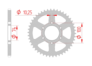 KIT STEEL HYOSUNG 250 GV 2004-2012 Reinforced Xs-ring