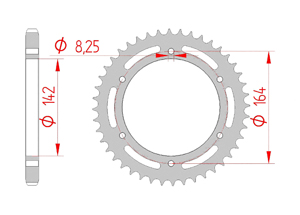 KIT STEEL HYOSUNG 650 COMET 2004-2010 Reinforced Xs-ring