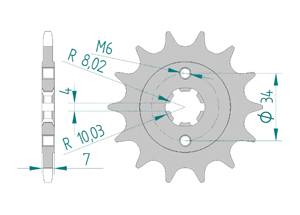 KIT STEEL KTM 125 RC 2015 Reinforced Xs-ring