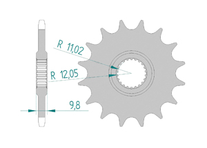 KIT ALU KTM GS 600 1984 Reinforced Xs-ring