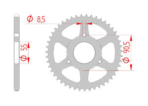 KIT STEEL RIEJU 50 RS2 MATRIX 2003