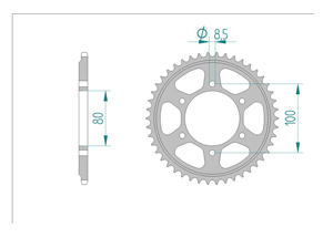 KIT STEEL RIEJU 50 DRAC 1996-1997