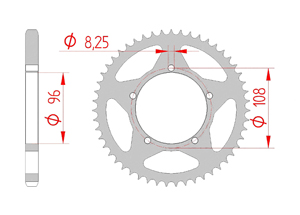 KIT STEEL MZ 125 SX 2005-2007 Reinforced Xs-ring