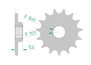 KIT STEEL MZ 660 SKORPION SPORT 1997-1998 Reinforced Xs-ring