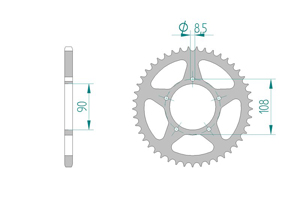 KIT STEEL MZ 660 TRAVELLER 1997-1998