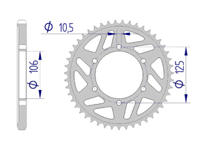 KIT ALU TRIUMPH DAYTONA 675 2006-2012 Hyper Reinforced Xs-ring