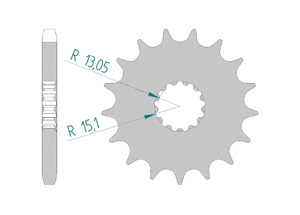 Front sprocket 530 TRIUMPH