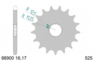 Front sprocket #525