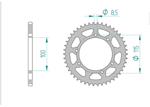 KIT STEEL PEUGEOT 50 XP6 END 2001