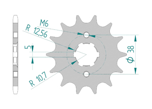 KIT STEEL SACHS 125