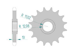 KIT STEEL BOMBARDIER 650 DS BAJA / DX 03-09 Reinforced Xs-ring