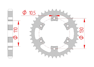 KIT STEEL BOMBARDIER DS 650 2004-2008