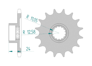 KIT STEEL MV 675 F3 2012-2013 Reinforced Xs-ring