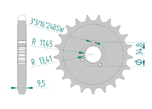 KIT STEEL HARLEY 883 SPORT 4VIT 1986-1990