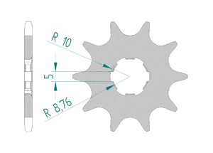 KIT ALU JCM 233/333 1988 BRAKE DRUM Reinforced