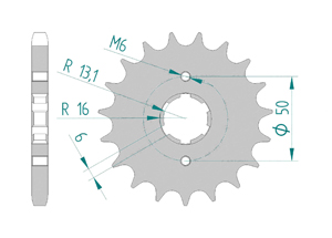 KIT ALU LAVERDA SF 750 1971-1977 Reinforced Xs-ring