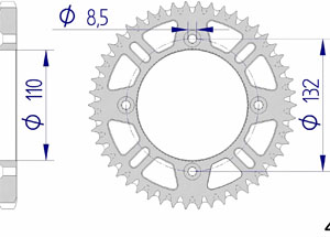 KIT ALLOY AB KTM SX 85 SMALL WHEELS 03-17