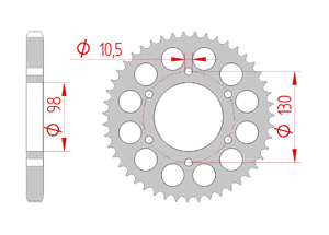 rear steel sprocket 530 kawasaki