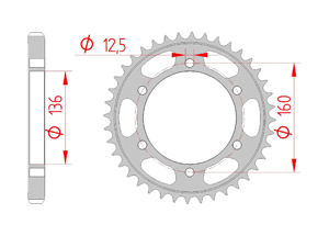 rear steel sprocket 630 kawasaki