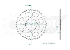 Rear sprocket Esjot