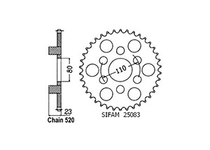 Esjot Front Sprocket