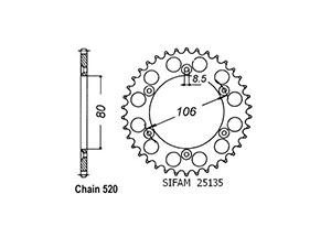 Esjot Front Sprocket