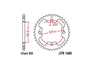 Rear sprocket Esjot