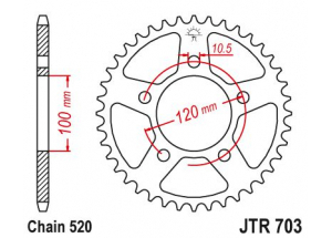 Rear sprocket Esjot