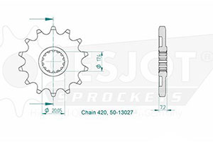 Esjot Rear Sprocket