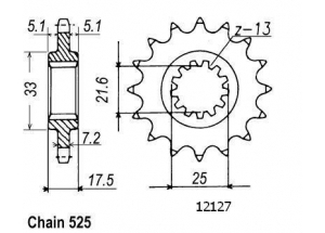 Front sprocket Esjot