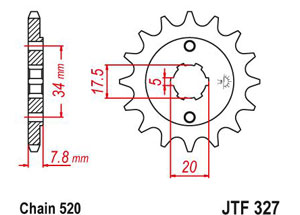 Front sprocket Esjot