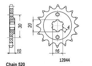 Front sprocket Esjot