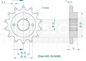 Esjot Rear Sprocket