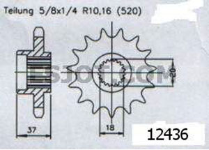 Front sprocket Esjot