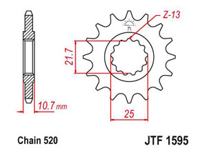 Front sprocket Esjot